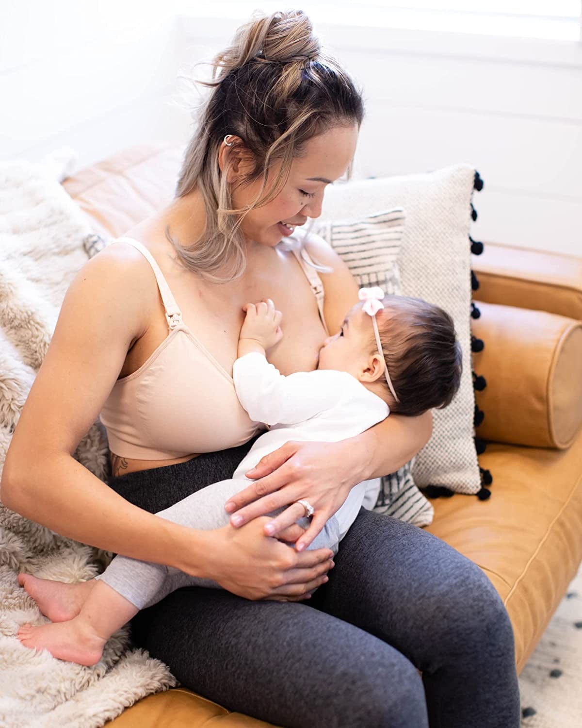 Simply Sublime Seamless Nursing Bra for Breastfeeding | Wireless Maternity Bra
