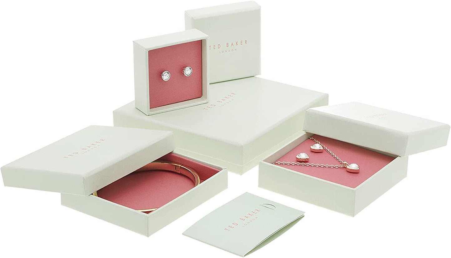 Sinaa Crystal Stud Earrings - Silver or Rose Gold Tone Options