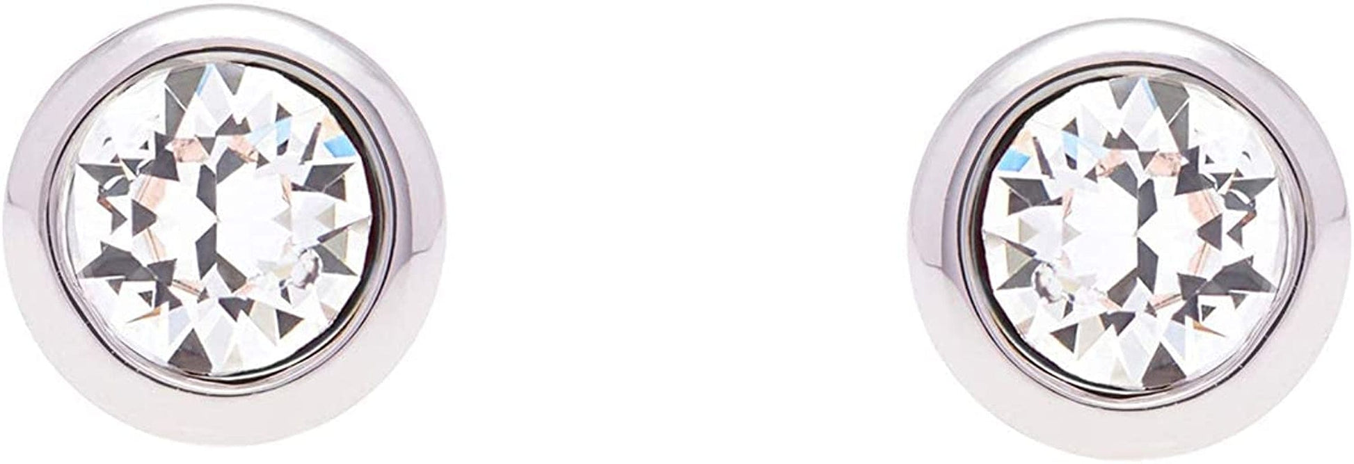 Sinaa Crystal Stud Earrings - Silver or Rose Gold Tone Options