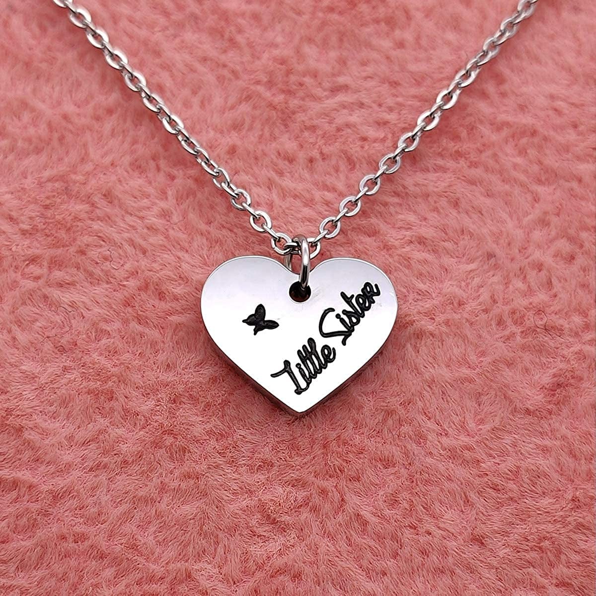Sisters Necklace Set for 2 3 4,Big Sis Mid Sis Lil Sis Gifts Mom Charms & Pendants Necklace Jewelry Gift for Big Middle Little Sisters Friendship Gifts,Christmas Birthday Gift for Daughter Sister Best Friends.