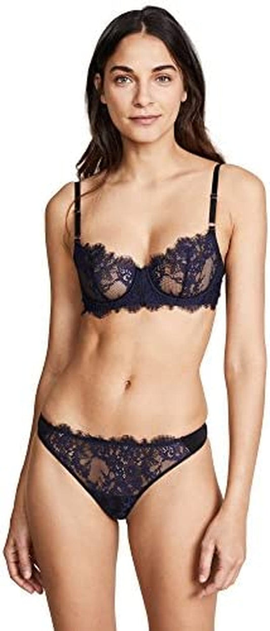 Skarlett Blue Women Entice Balconette Bra Black/Midnight / 32DDD