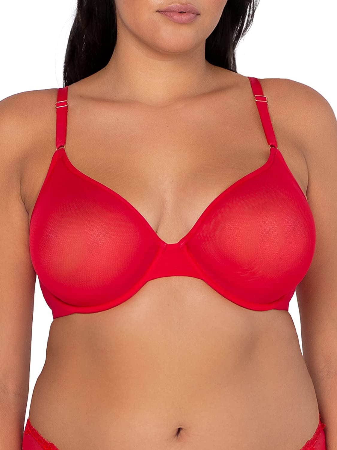 Smart & Sexy Women'S Sheer Mesh Demi Underwire Bra Crantastic / Standard / 40D