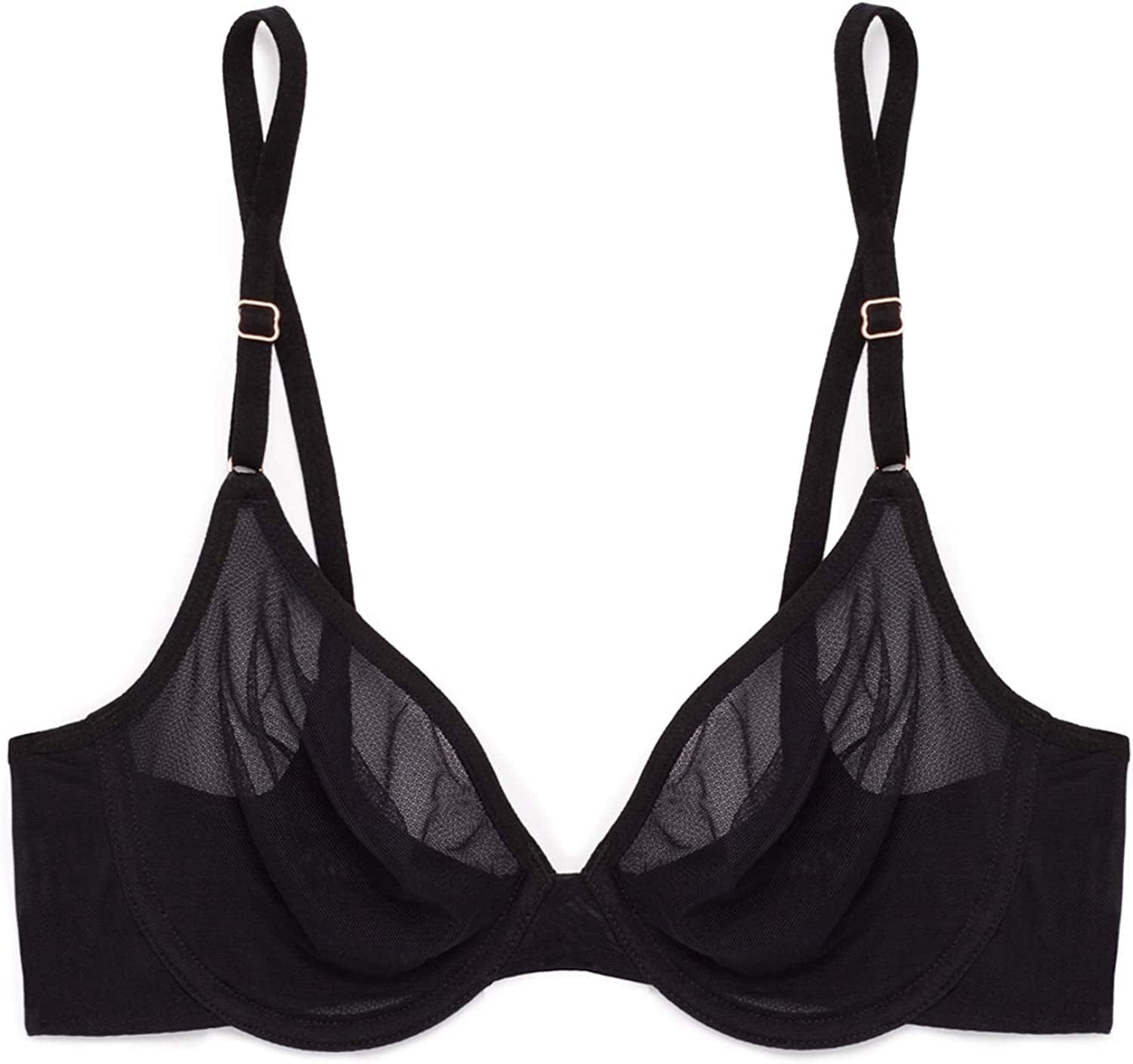 Smart & Sexy Women'S Sheer Mesh Demi Underwire Bra