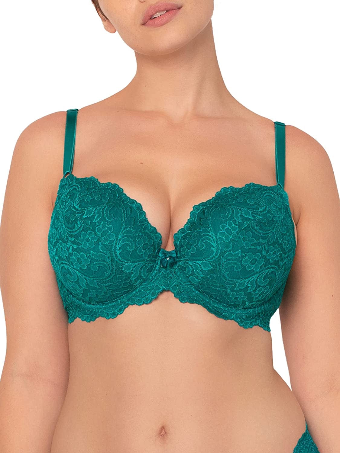 Smart & Sexy Women'S Signature Lace Push up Bra Fanfare / 34DD