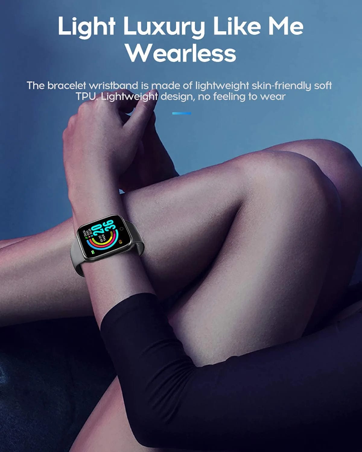Smart Watch, Fitness Tracker 1.44" Touch Screen Fitness Watch with Heart Rate Sleep Monitor, Blood Oxygen,Step Counter Smart Watch for Men Women Activity Trackers Smartwatch Sports for Ios Android