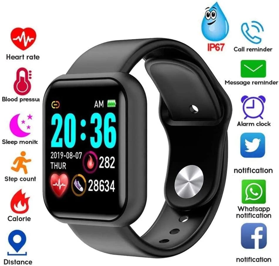 Smart Watch, Fitness Tracker 1.44" Touch Screen Fitness Watch with Heart Rate Sleep Monitor, Blood Oxygen,Step Counter Smart Watch for Men Women Activity Trackers Smartwatch Sports for Ios Android