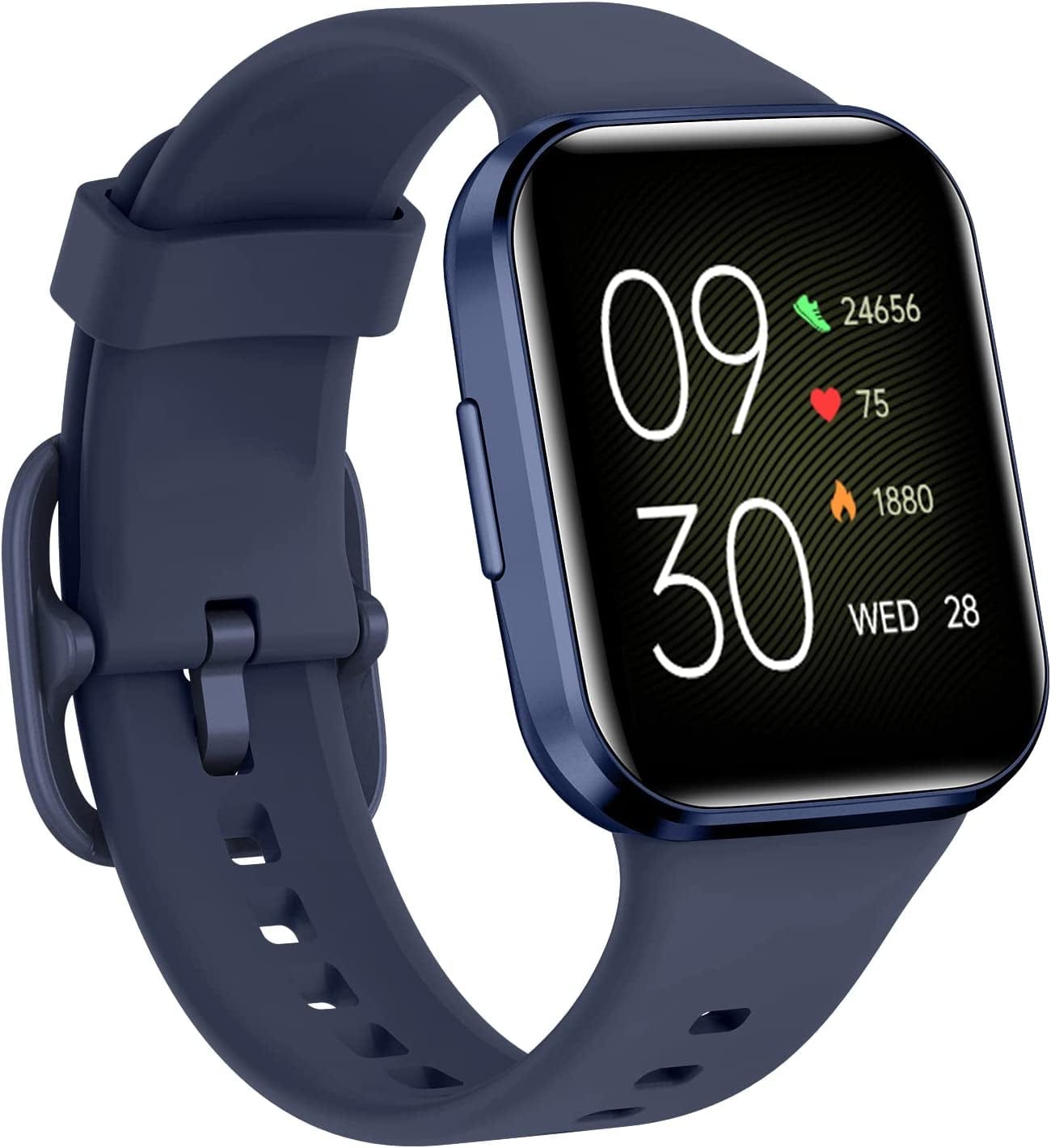 Smart Watch, Fitness Tracker with 24/7 Blood Pressure and Heart Rate Monitors, Fitness Watch with IP68 Waterproof, 1.69" HD Large Screen Smartwatch Compatible with Ios Android Blue