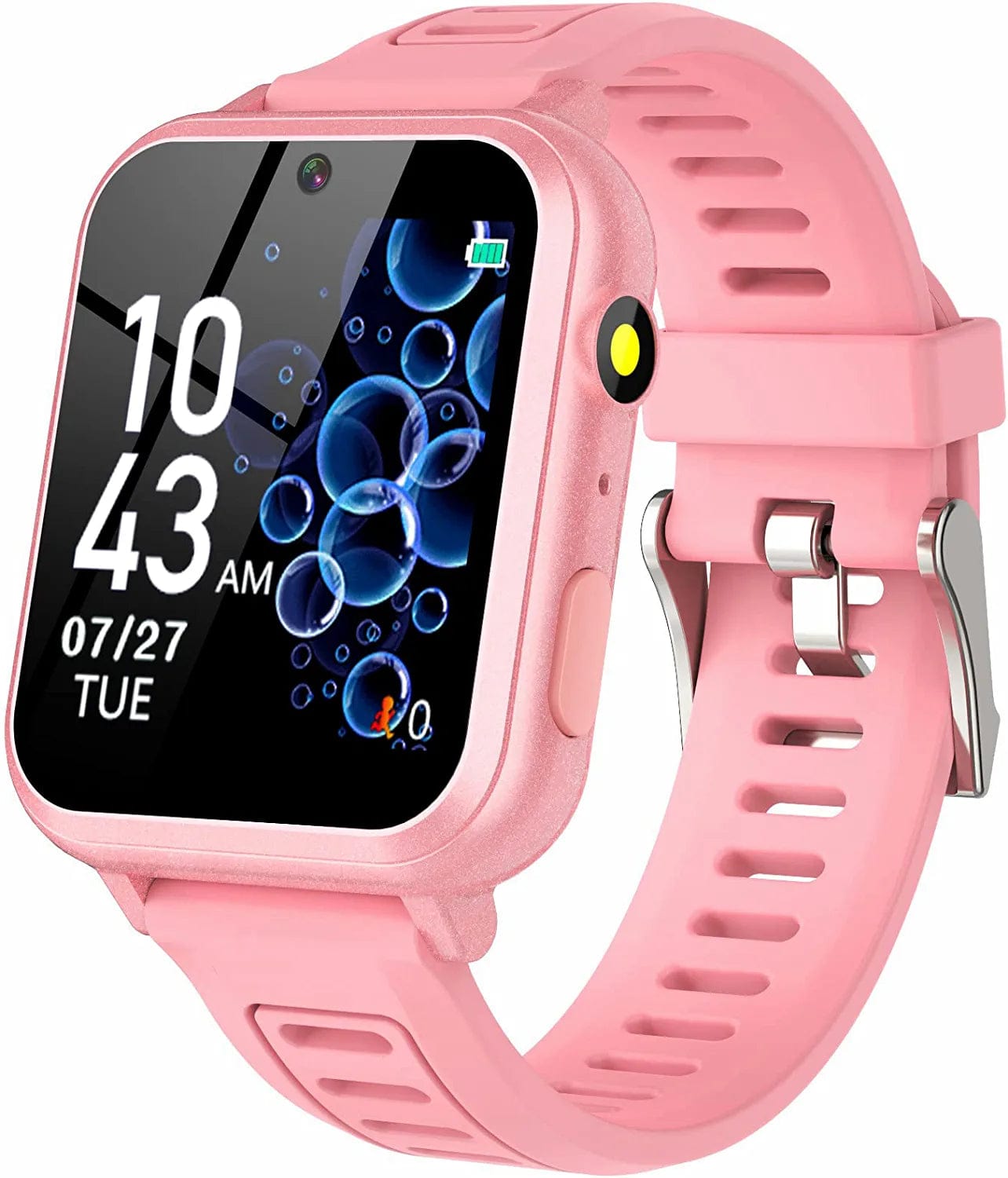 Smart Watch for Kids Boys, Kids Smart Watch Boys with 24 Games Alarm Clock Calendaring Camera Music Player Time Display Video & Audio Recording, Toys for 3-12 Years Old Boys Touchscreen Toddler Watch pink