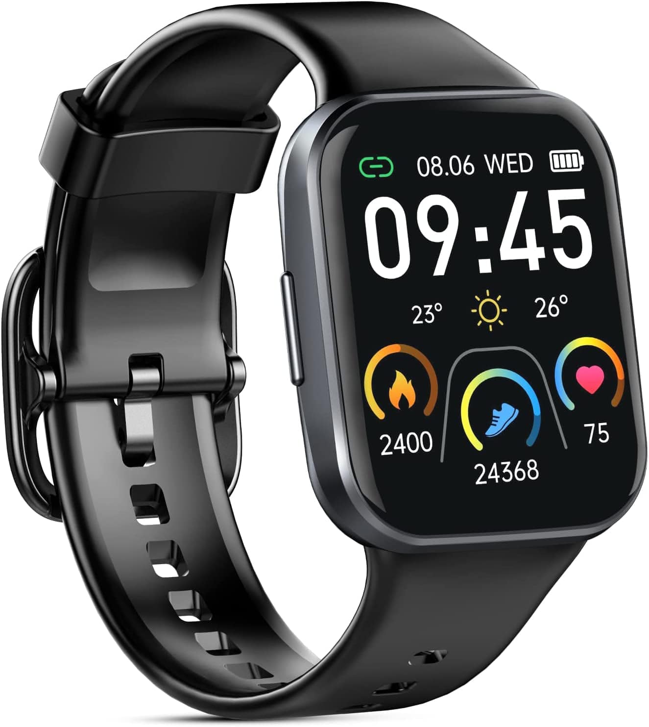 Smart Watch for Men Women, 1.69" HD Screen Activity Tracker Smartwatch, Fitness Tracker with Heart Rate/Sleep Monitor, 25 Sport Modes IP68 Waterproof, Pedometer, Fitness Watch for Android Ios Phones