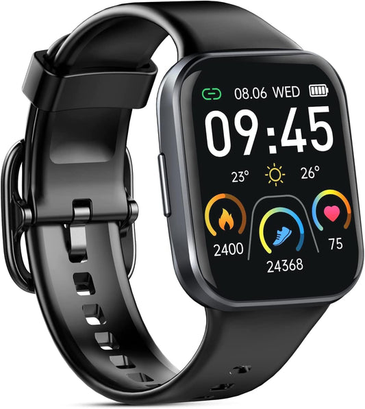 Smart Watch for Men Women, 1.69" HD Screen Activity Tracker Smartwatch, Fitness Tracker with Heart Rate/Sleep Monitor, 25 Sport Modes IP68 Waterproof, Pedometer, Fitness Watch for Android Ios Phones