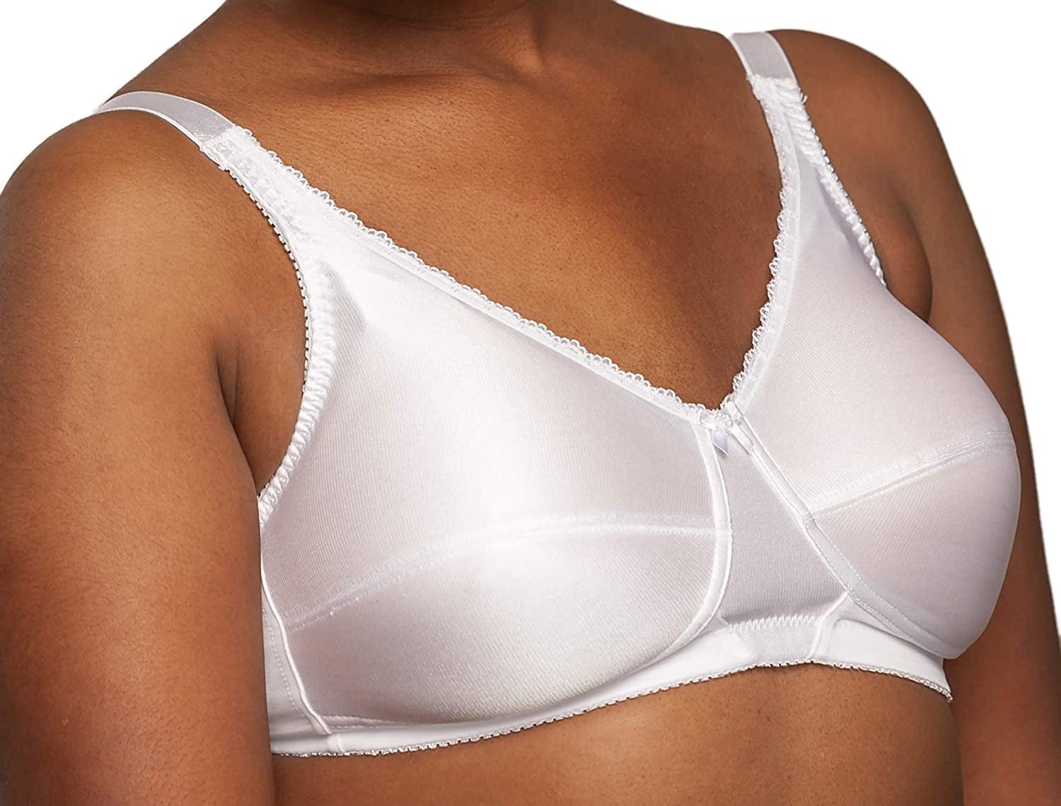 - Soft Cup Post Mastectomy Lumpectomy Pocket Bra #630 White / DD / 40DD