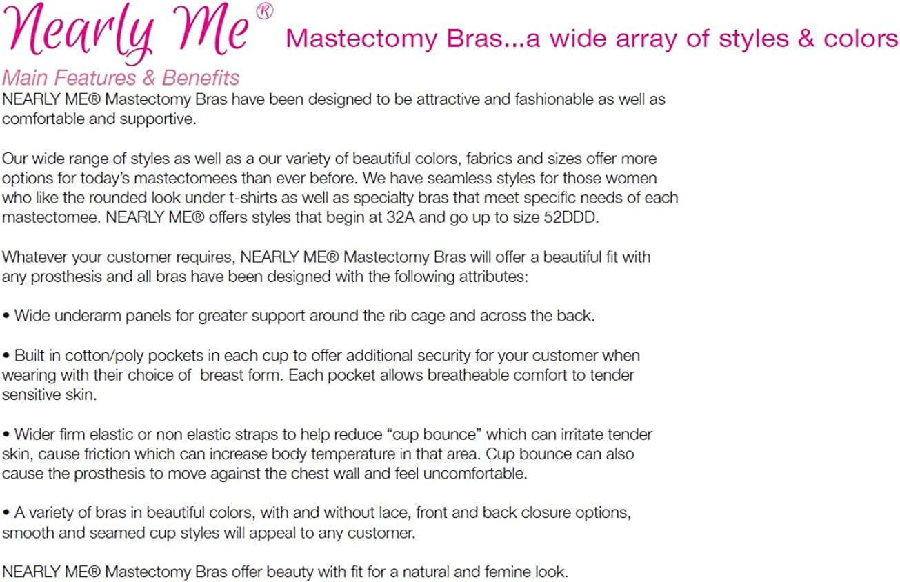 - Soft Cup Post Mastectomy Lumpectomy Pocket Bra #630