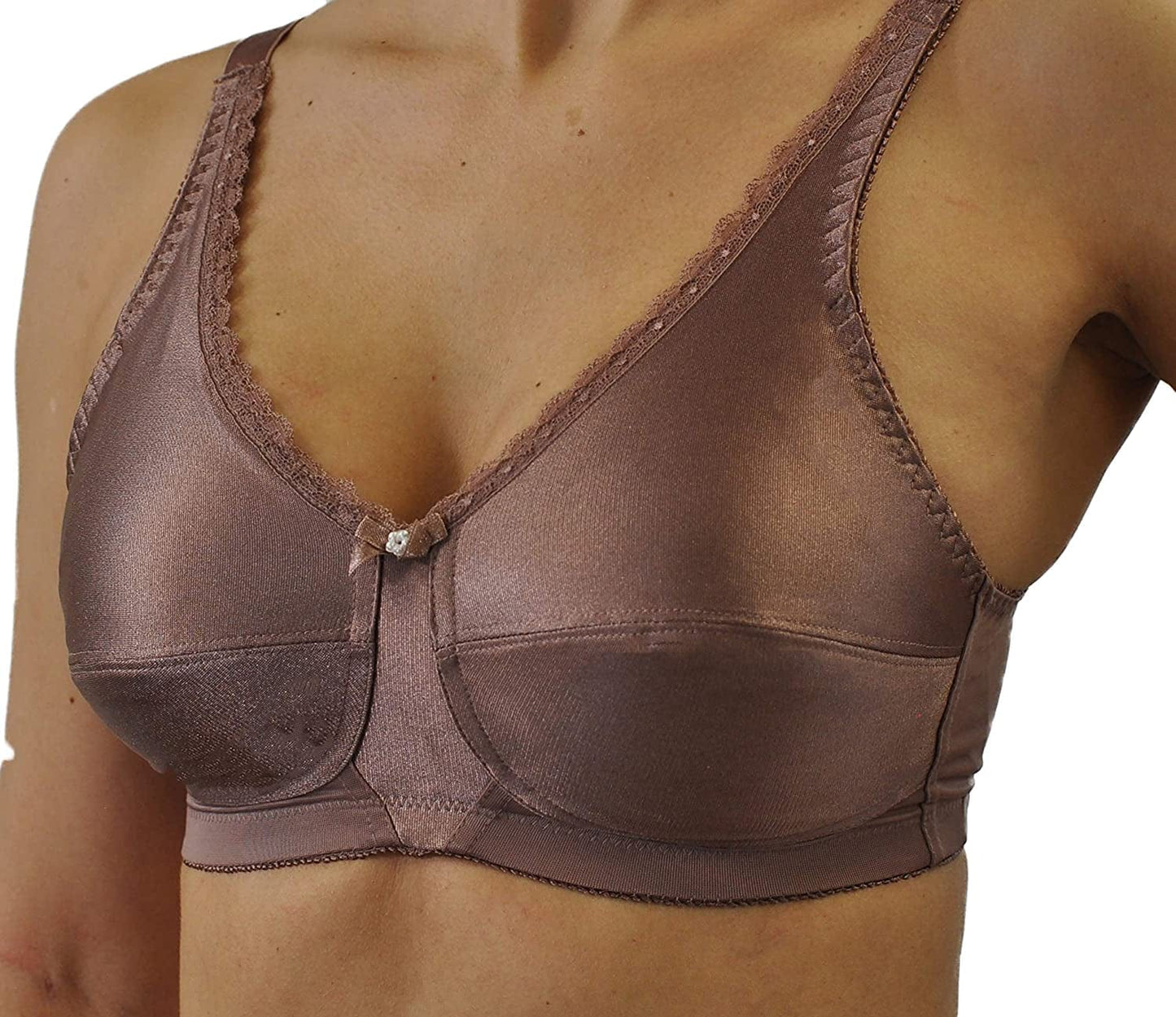 - Soft Cup Post Mastectomy Lumpectomy Pocket Bra #630 Tea Rose / C / 34C
