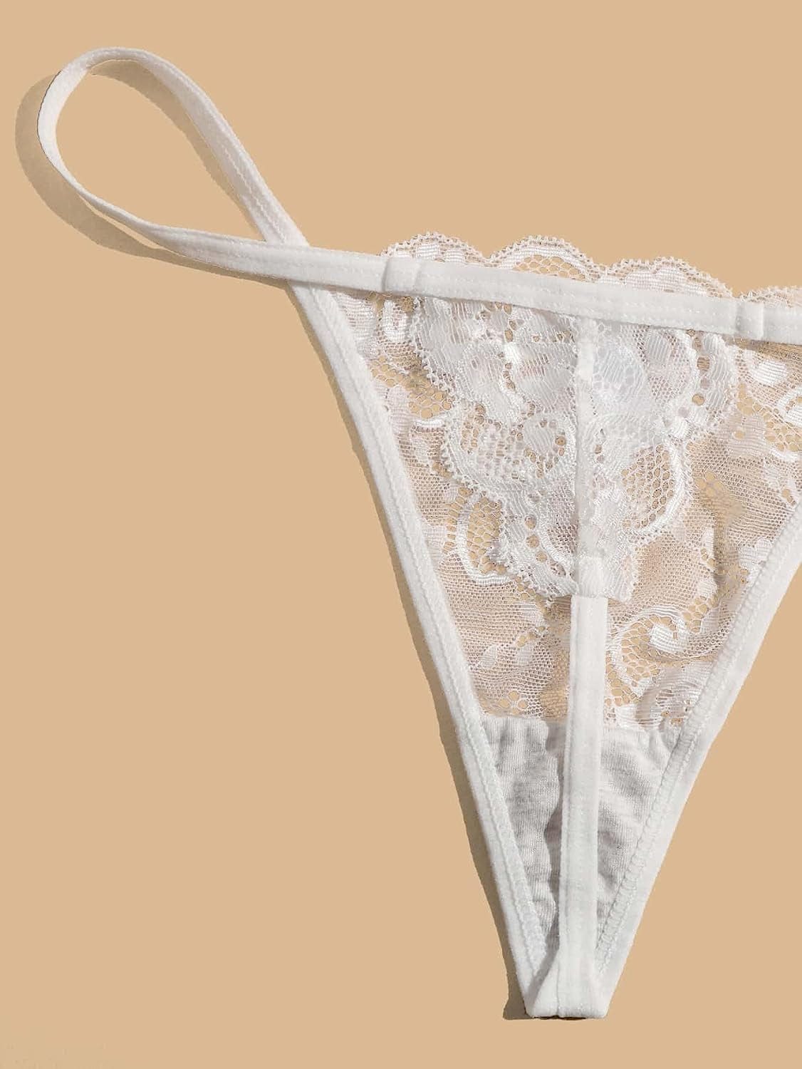 SOLY HUX Women'S Sexy 3 Piece G-String Lace Thongs V Cheeky Underwear Panties