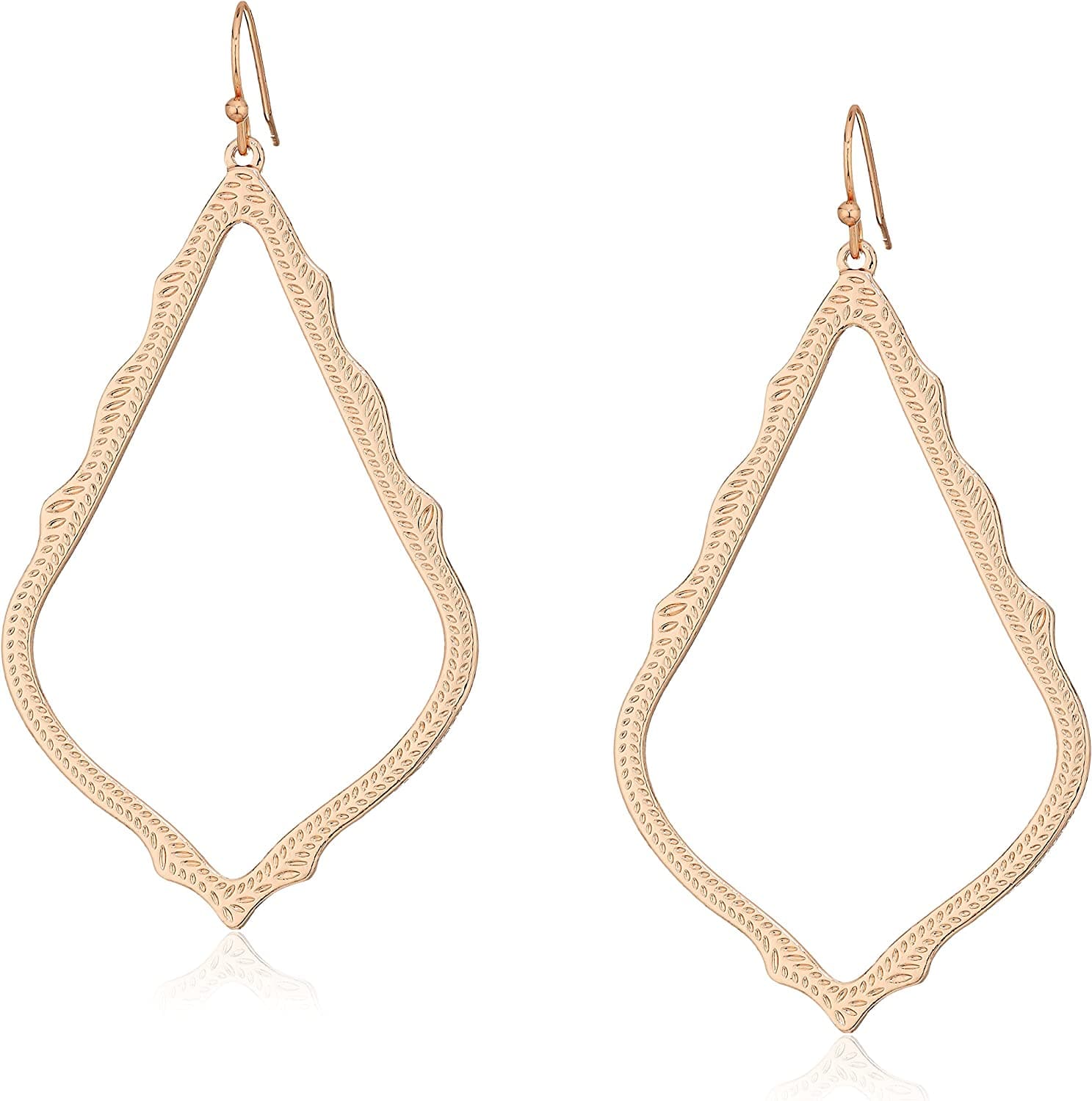 Sophee Drop Earrings for Women Rose gold plated