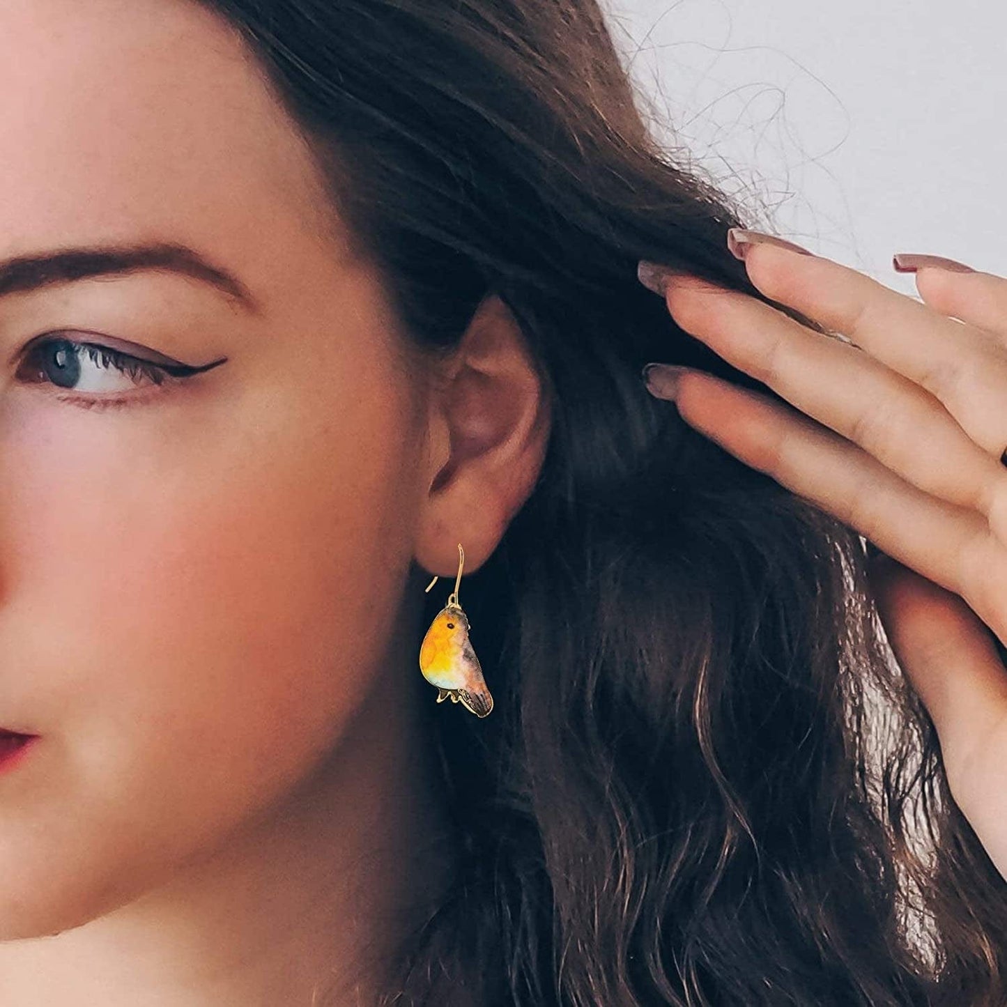 Spinningdasiy Dangling Colorful Flying Creature Bird Earrings | Bird Lover Earrings