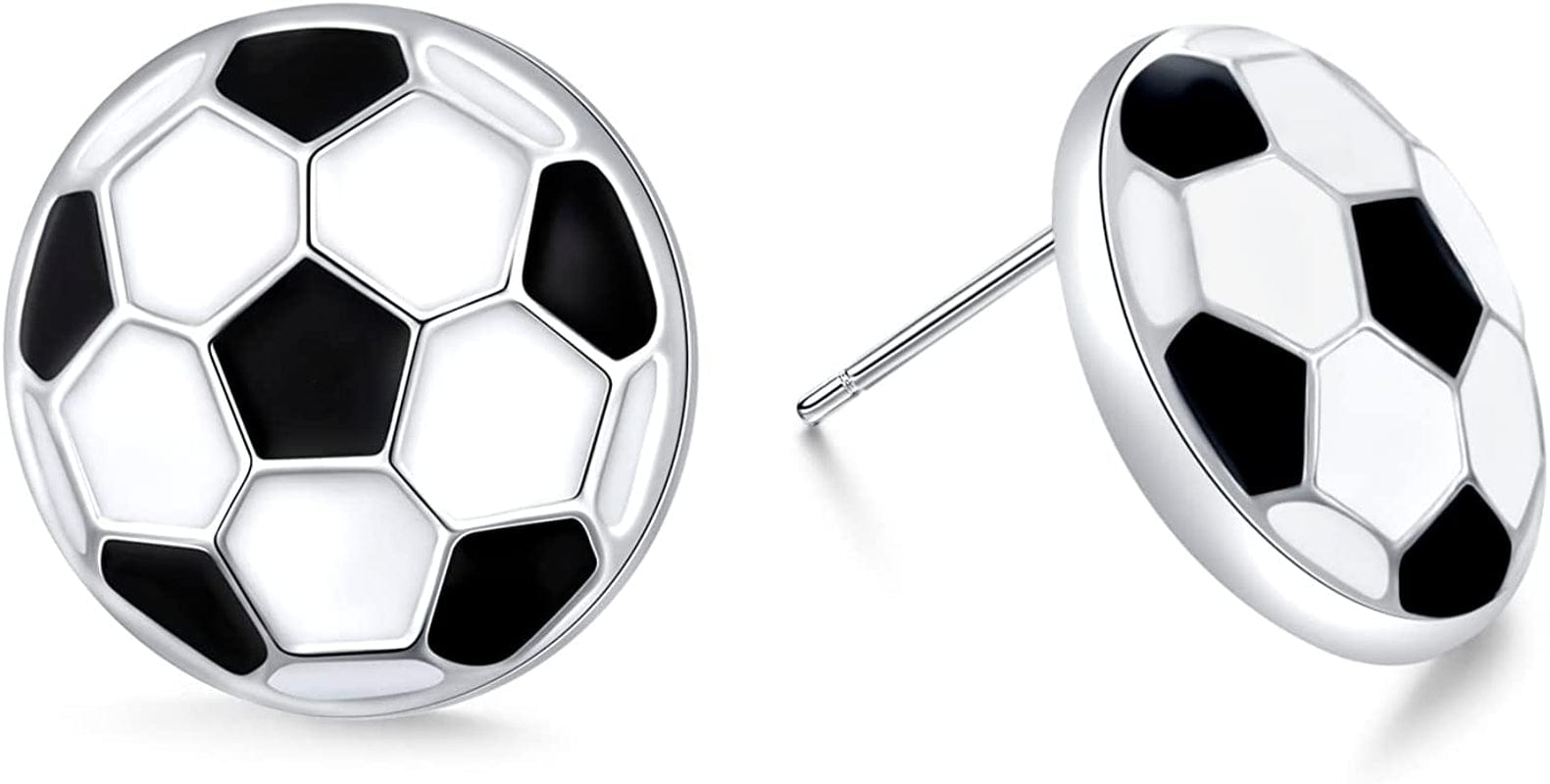 Sport Ball Dangle Earrings, Football Earrings, Basketball Earrings Soccer Volleyball Baseball Earrings for Women Fan Gift Soccer Stud