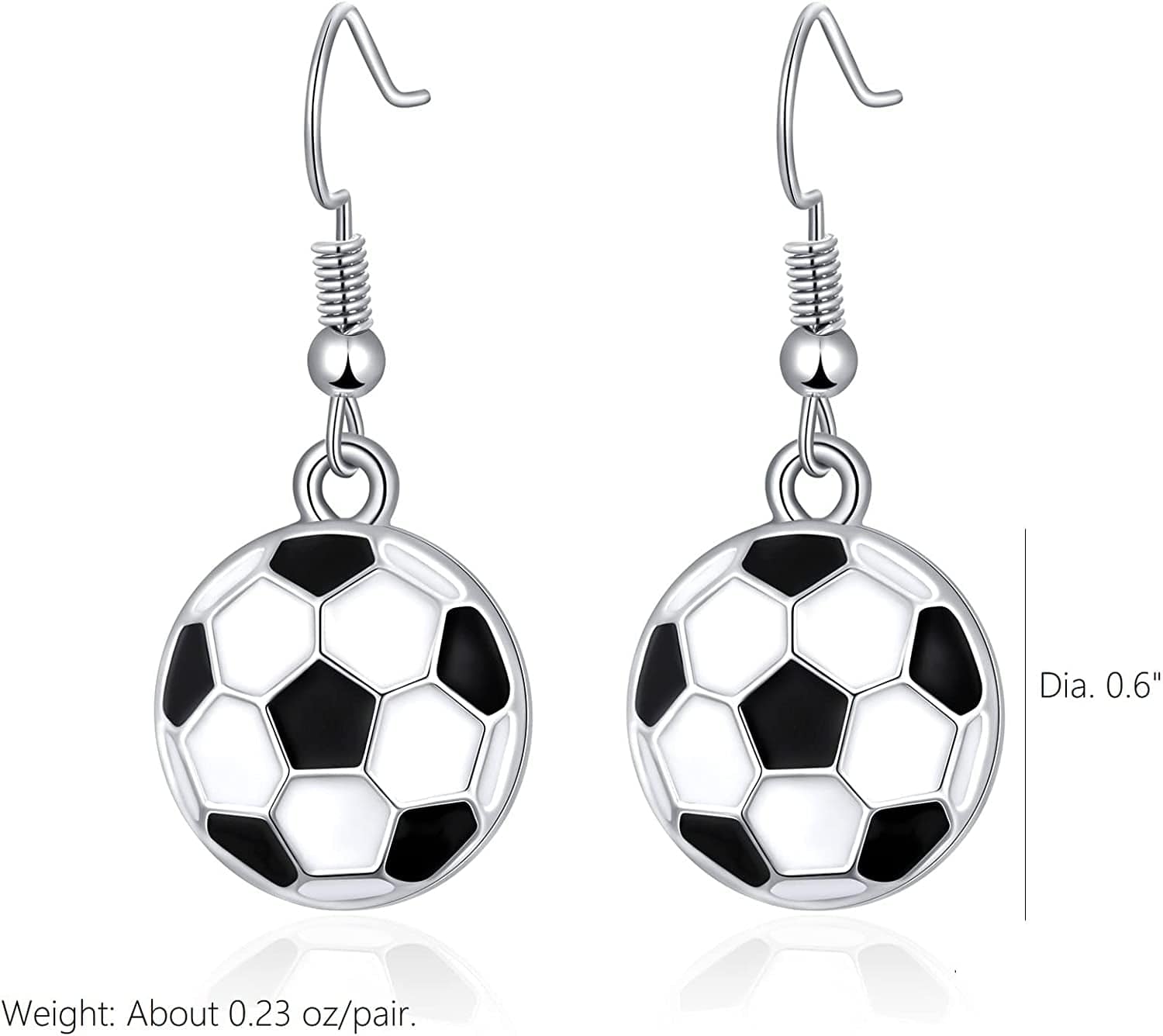 Sport Ball Dangle Earrings, Football Earrings, Basketball Earrings Soccer Volleyball Baseball Earrings for Women Fan Gift