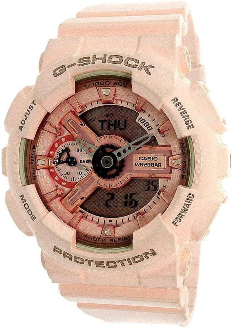 Sports Watch Gold and Pink Dial Pink Quartz Ladies
