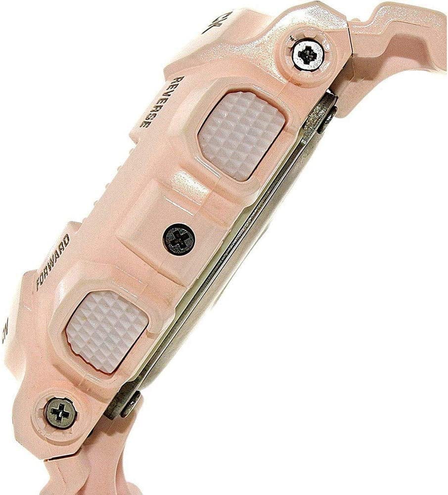 Sports Watch Gold and Pink Dial Pink Quartz Ladies