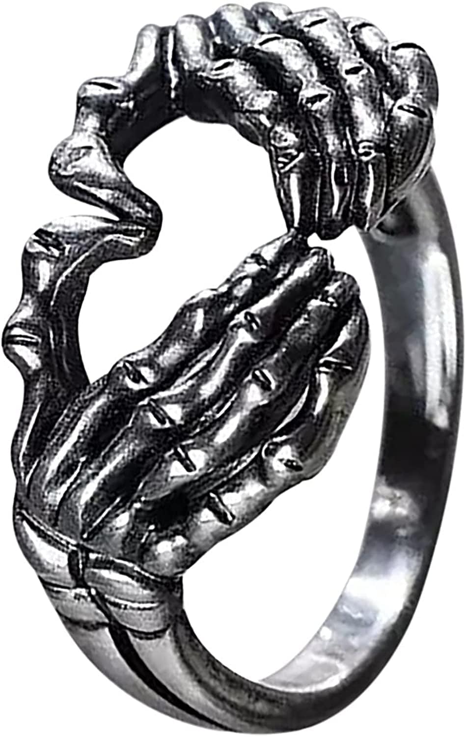 Stainless Steel Anxiety Ring for Women Men Size 6 13 Width 8MM 6 Color Exquisite Ring Black Sand Blasted Finished Silver Rings Sets Aabbcc3-as Show / 10
