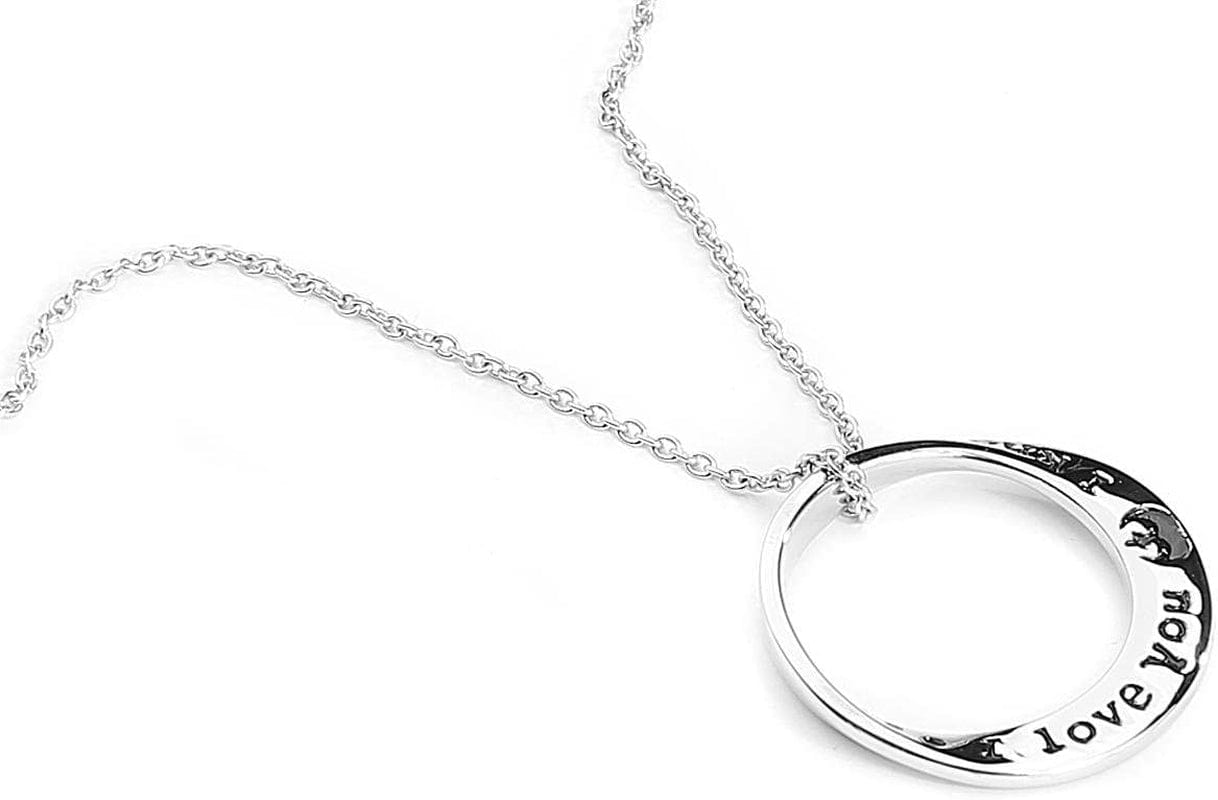 Star Wars Stainless Steel I Love You I Know Mobius Necklace.
