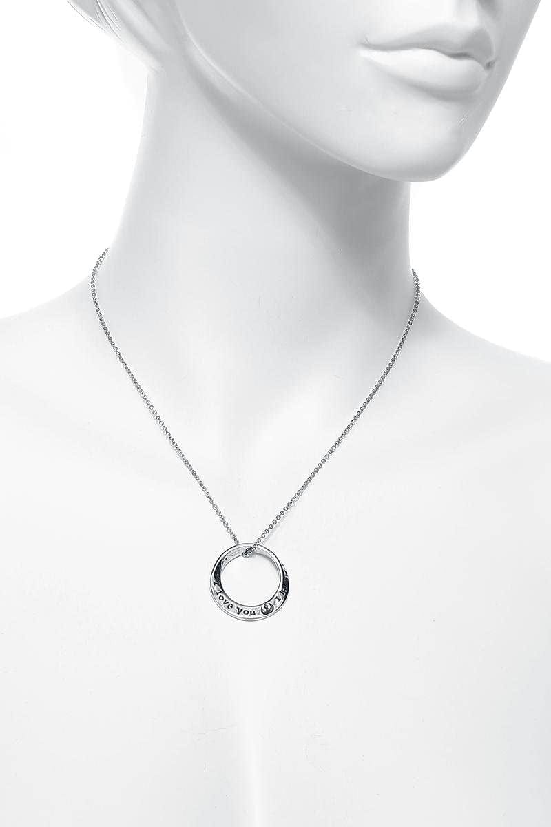 Star Wars Stainless Steel I Love You I Know Mobius Necklace.