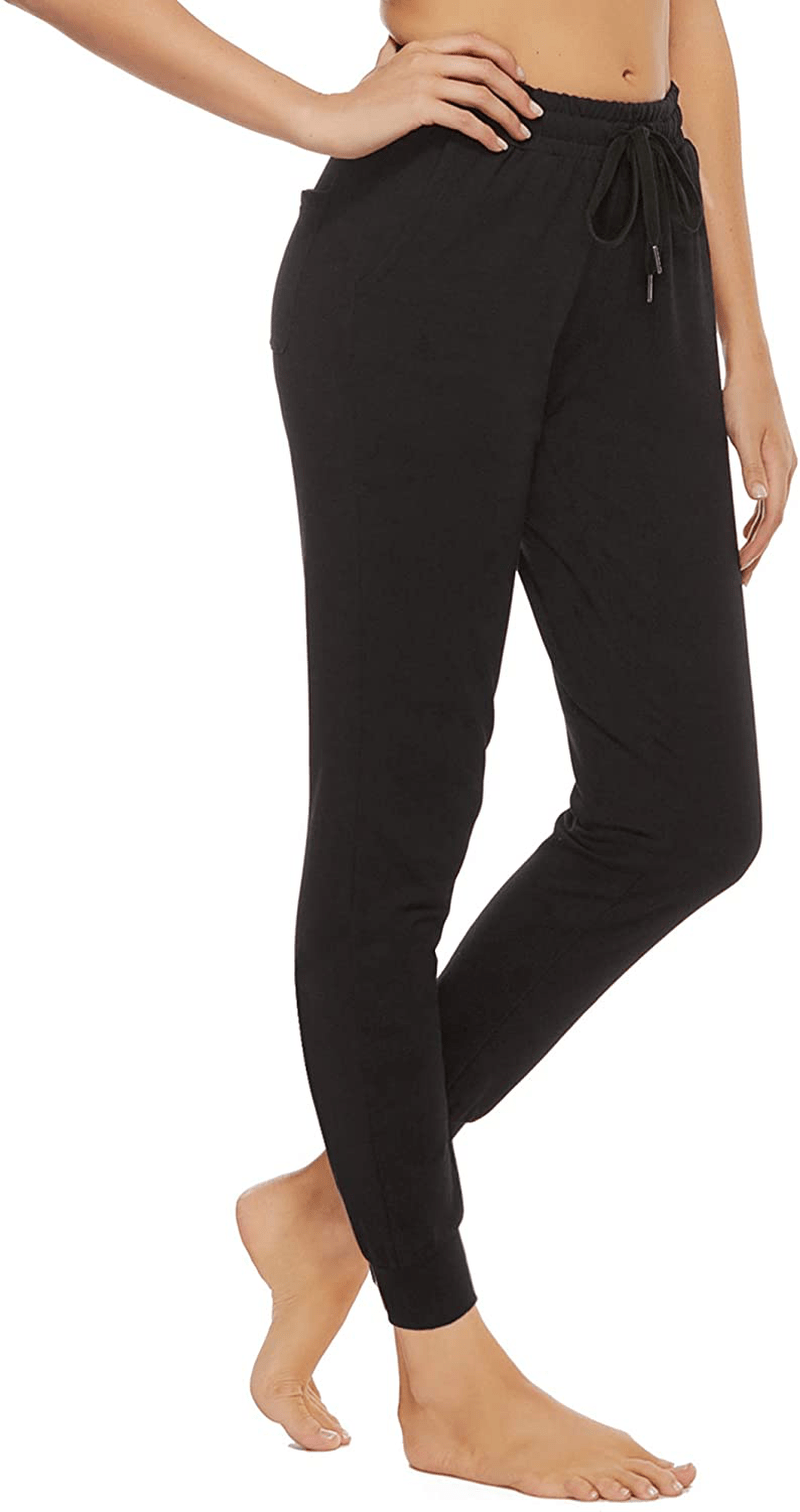 Stelle Women'S Sweatpants Lightweight Yoga Joggers Athletic Workout Track Pants with Pockets 28" Apparel & Accessories > Clothing > Activewear Kylie Max