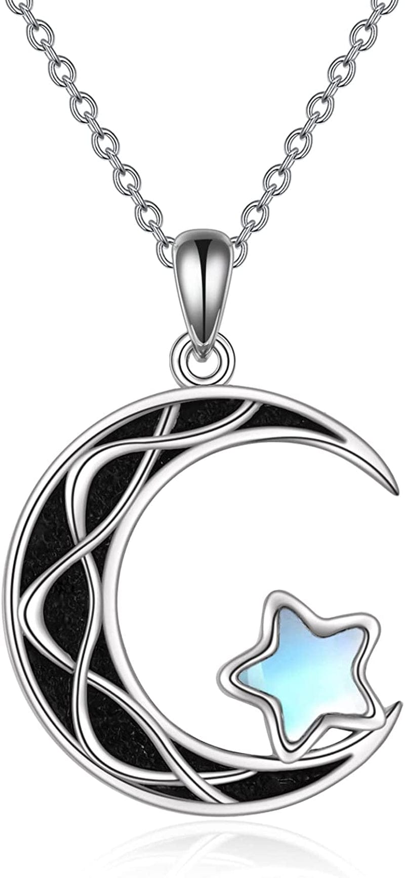 Sterling Silver Irish Celtic Knot Triquetra Trinity Vintage Viking Jewelry for Women Men Star