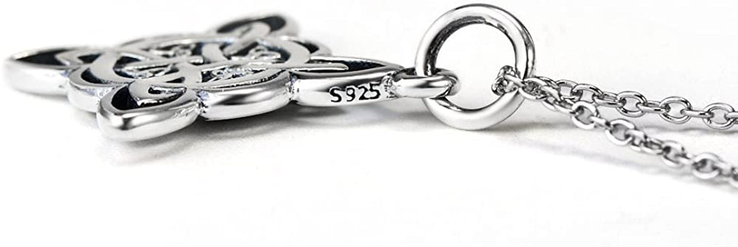 Sterling Silver Irish Celtic Knot Triquetra Trinity Vintage Viking Jewelry for Women Men