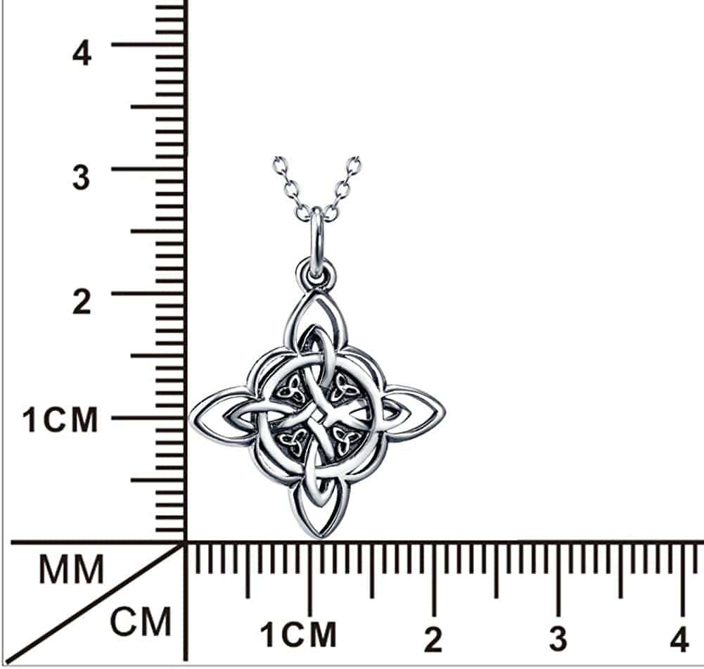 Sterling Silver Irish Celtic Knot Triquetra Trinity Vintage Viking Jewelry for Women Men