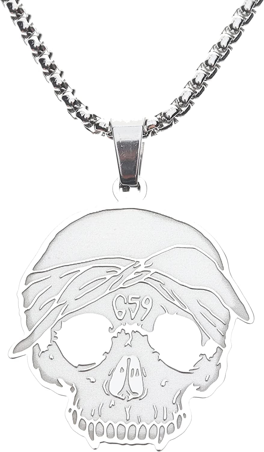 Sub026 Pendant Chain Necklace skull