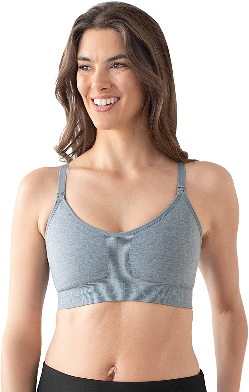 Sublime Support Low Impact Nursing & Maternity Sports Bra Seaglass Heather / Large / Regular