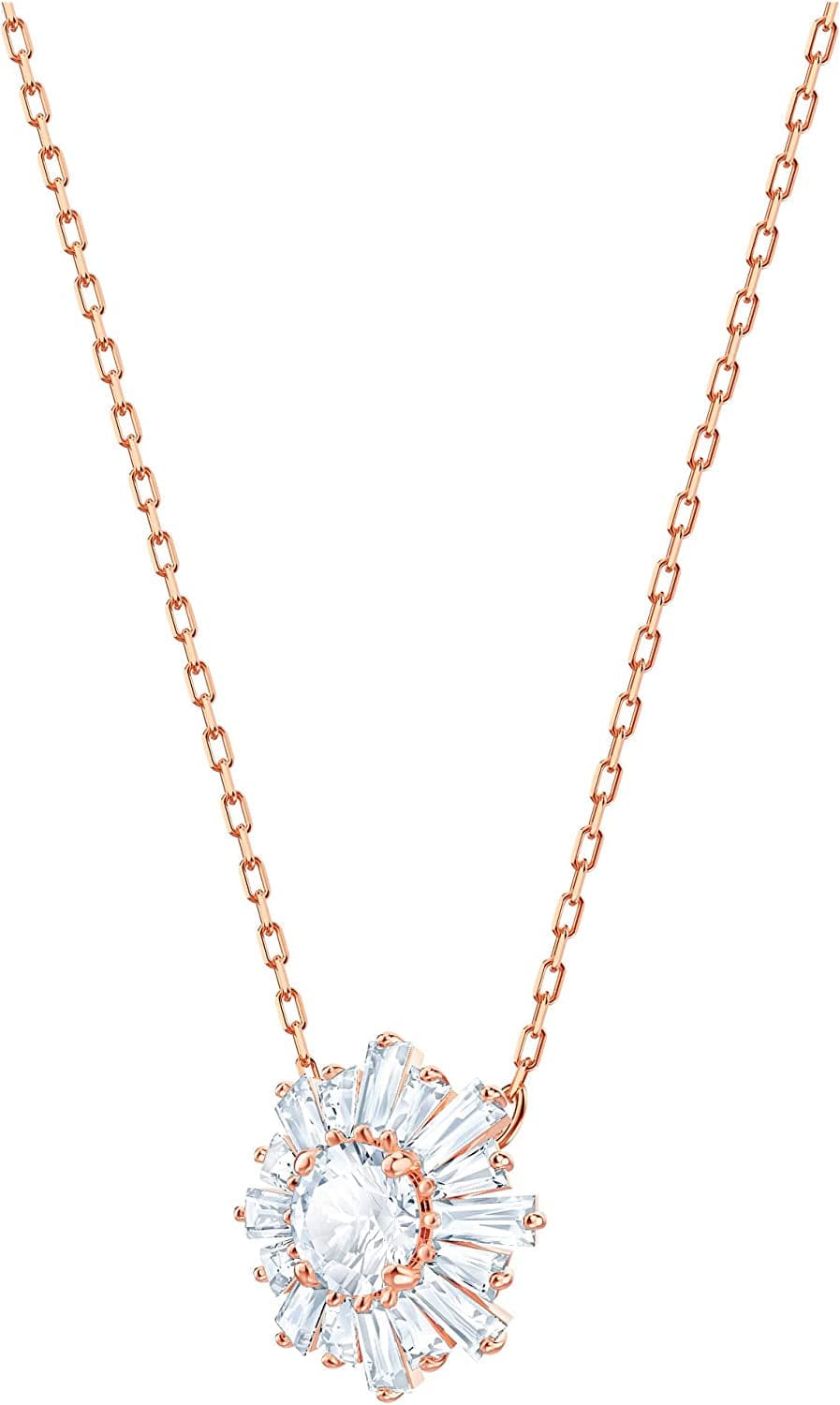 Sunshine Jewelry Collection, Clear Crystals, Pink Crystals, Rose Gold-Tone Finish