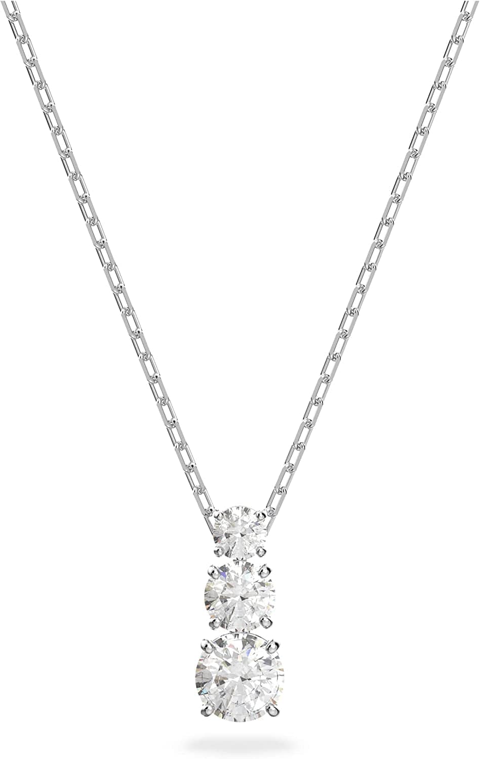 Swarovski Attract Trilogy Crystal Necklace and Earrings Jewelry Collection Pendant Necklace