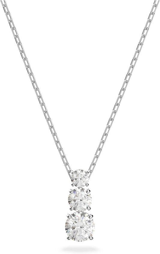 Swarovski Attract Trilogy Crystal Necklace and Earrings Jewelry Collection Pendant Necklace