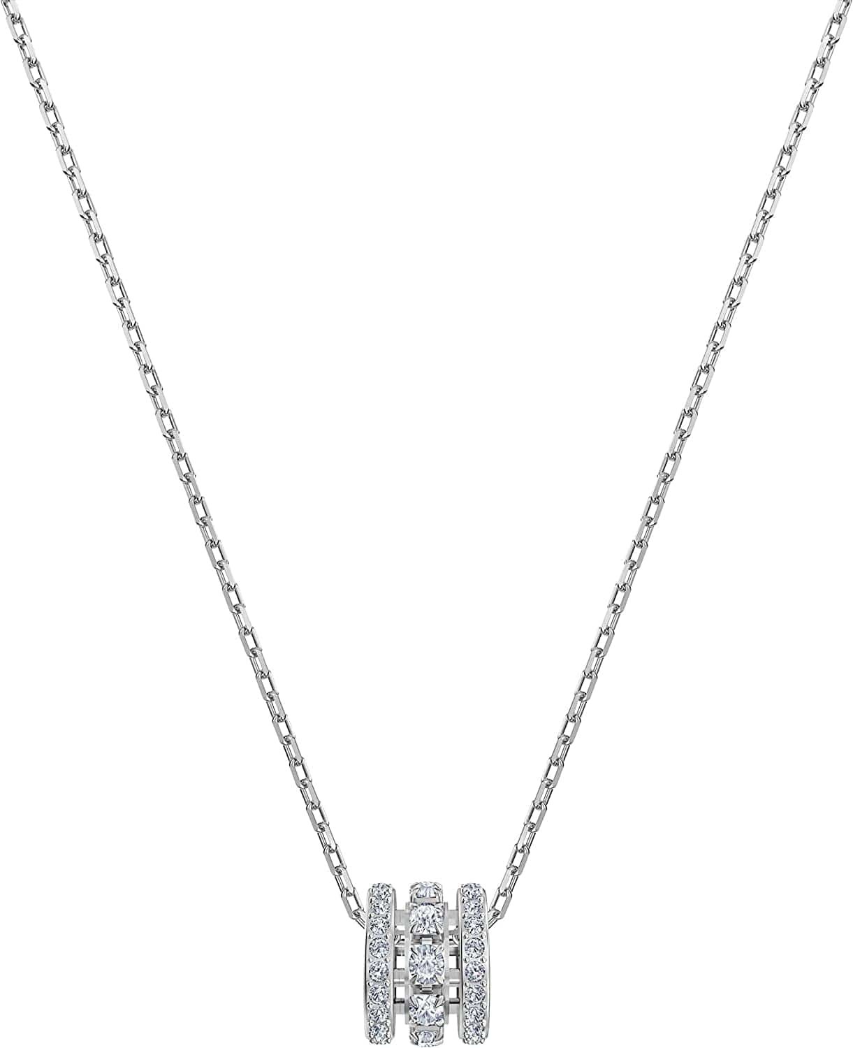Swarovski Further Crystal Jewelry Collection, Blue Crystals, Clear Crystals Necklace - Clear Crystals