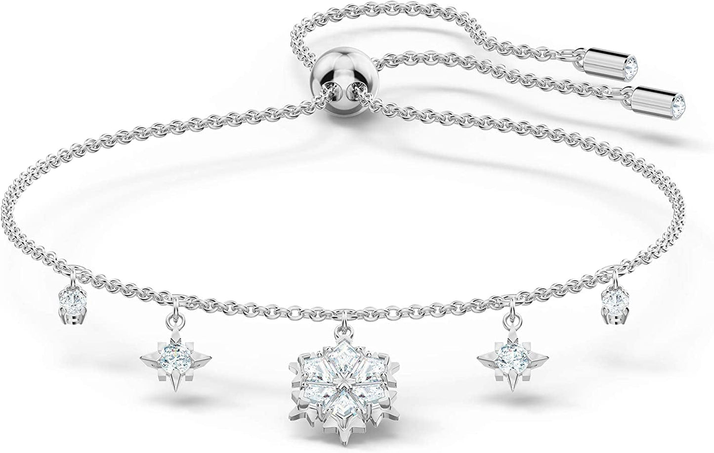 Swarovski Magic Crystal Jewelry Collection Snowflake Bracelet - Rhodium Tone