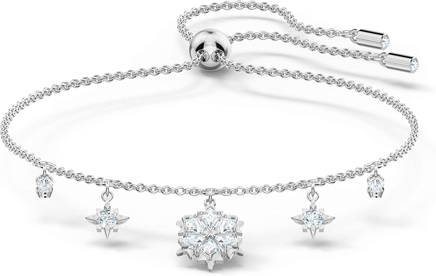 Swarovski Magic Crystal Jewelry Collection Snowflake Bracelet - Rhodium Tone