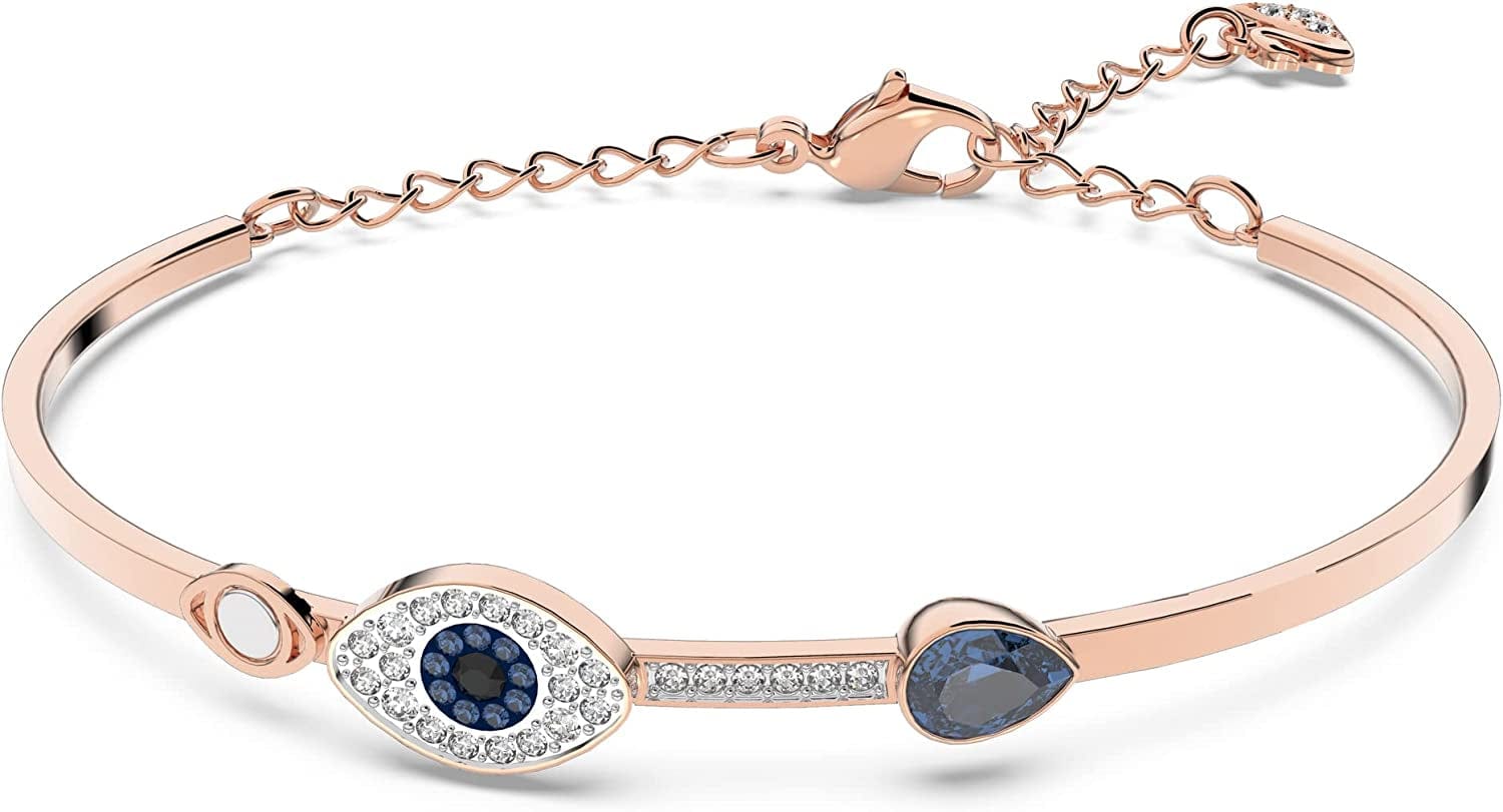 Swarovski Symbolic Evil Eye Crystal Jewelry Collection Bangle Bracelet