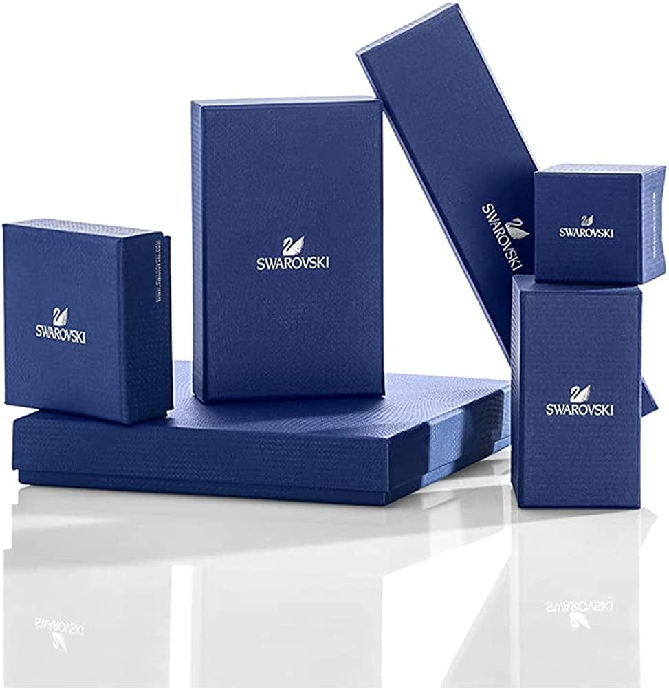 Swarovski Women'S Bella Heart Earrings Collection, Pink Crystals, Clear Crystals White