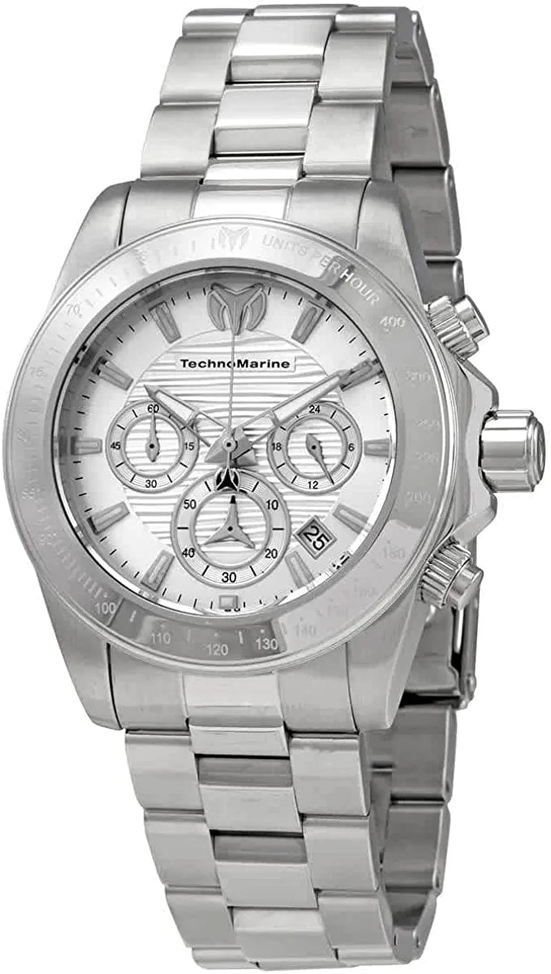 Technomarine Manta Ray Quartz Watch with Stainless Steel Strap, 22 (Model: TM-219000)