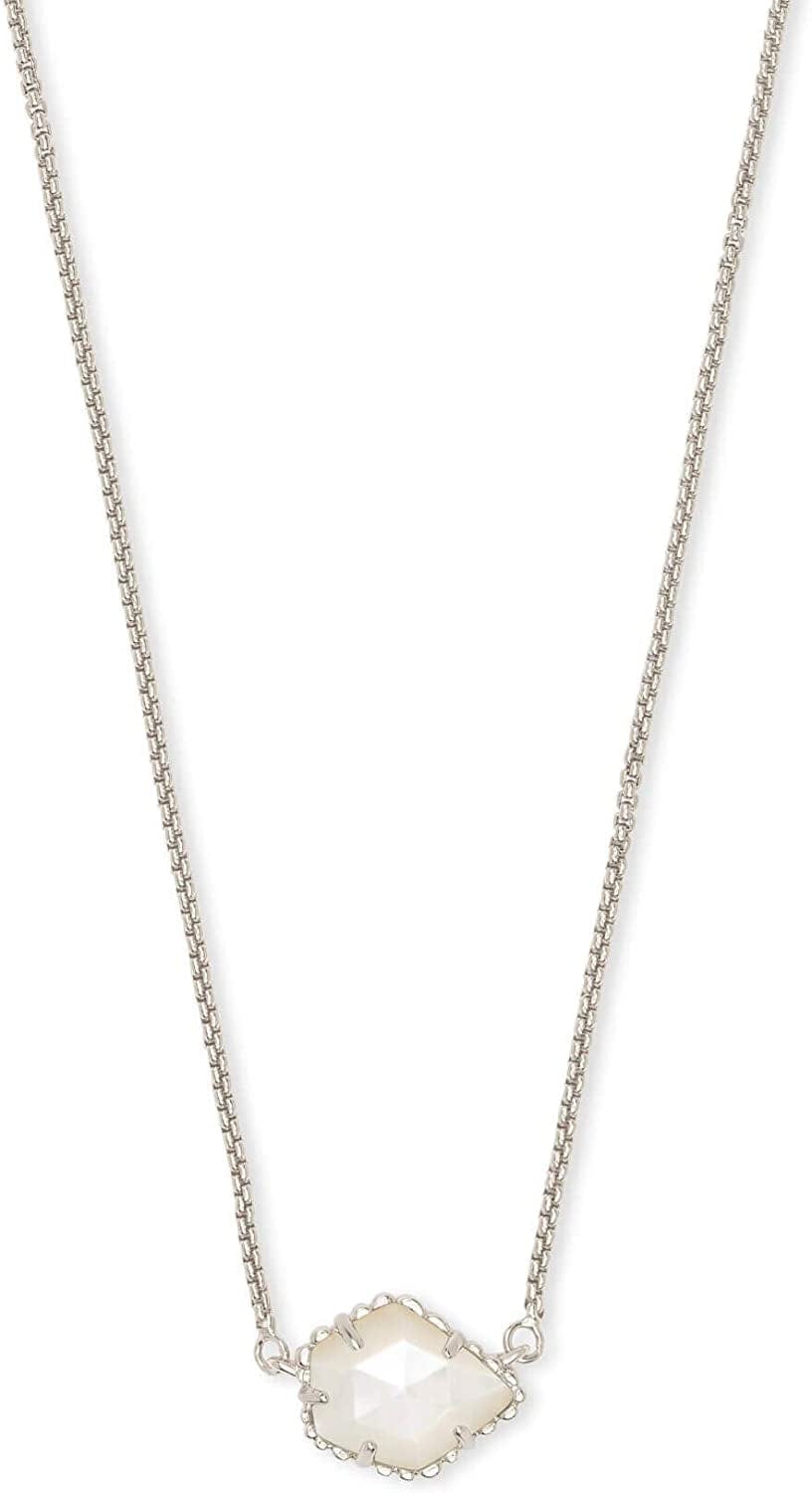 Tess Pendant Necklace for Women, Fashion Jewelry RHODIUM - IVORY MOTHER OF PEARL