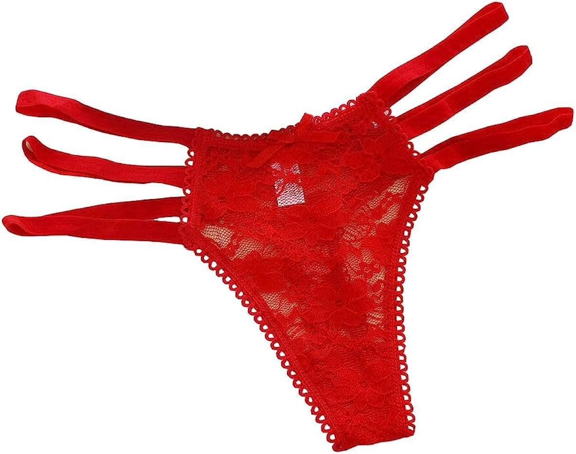 Thongs for Women Pack Lace Panties Sexy Underwear Naughty Breathable