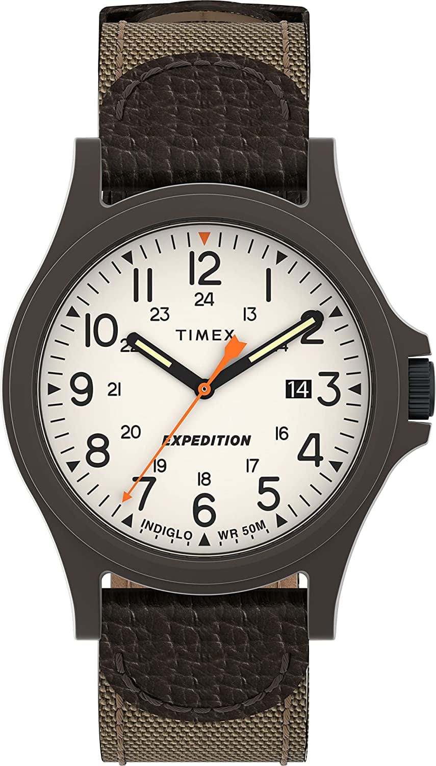 Timex Men'S Expedition Acadia Full Size Watch Brown/Tan