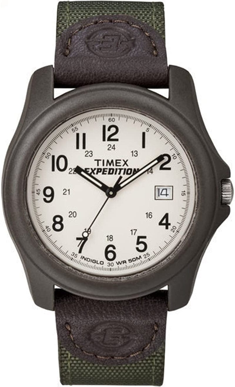 Timex Men'S Expedition Acadia Full Size Watch Green/Brown/White