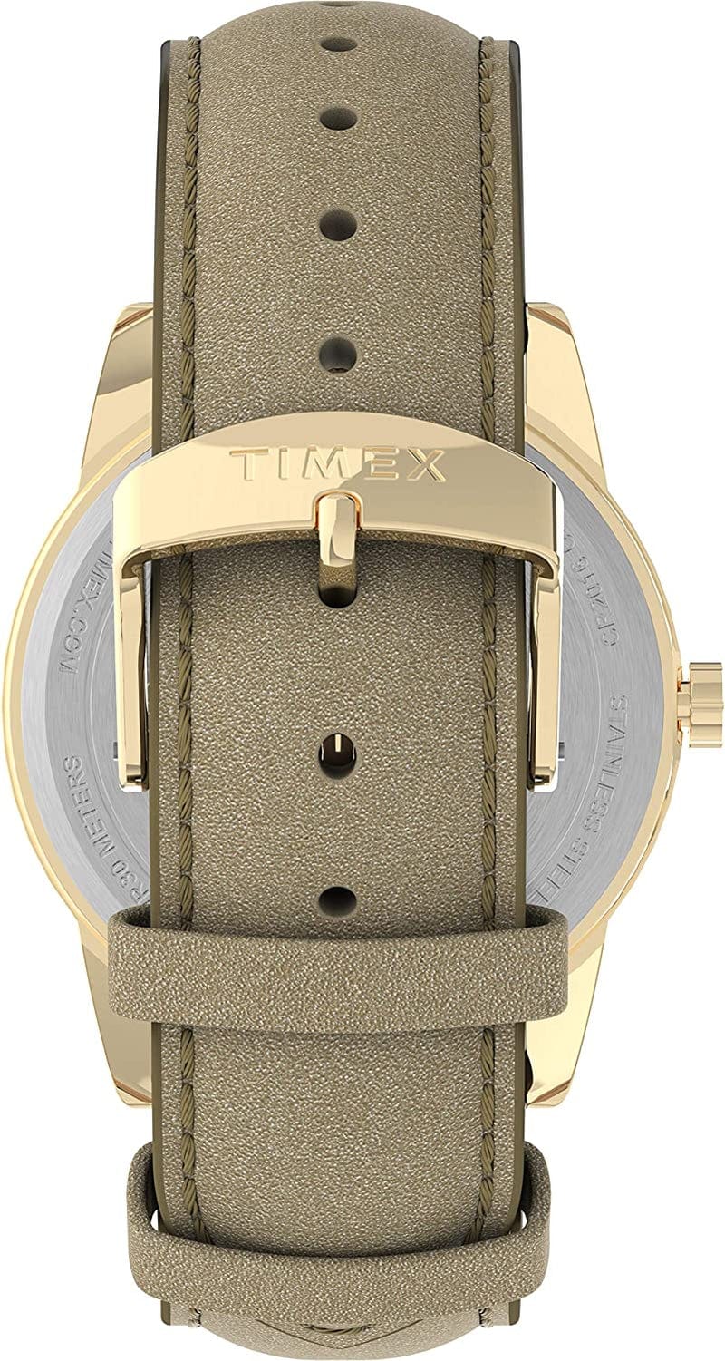 Timex Women'S Easy Reader Date Leather Strap 38Mm Watch
