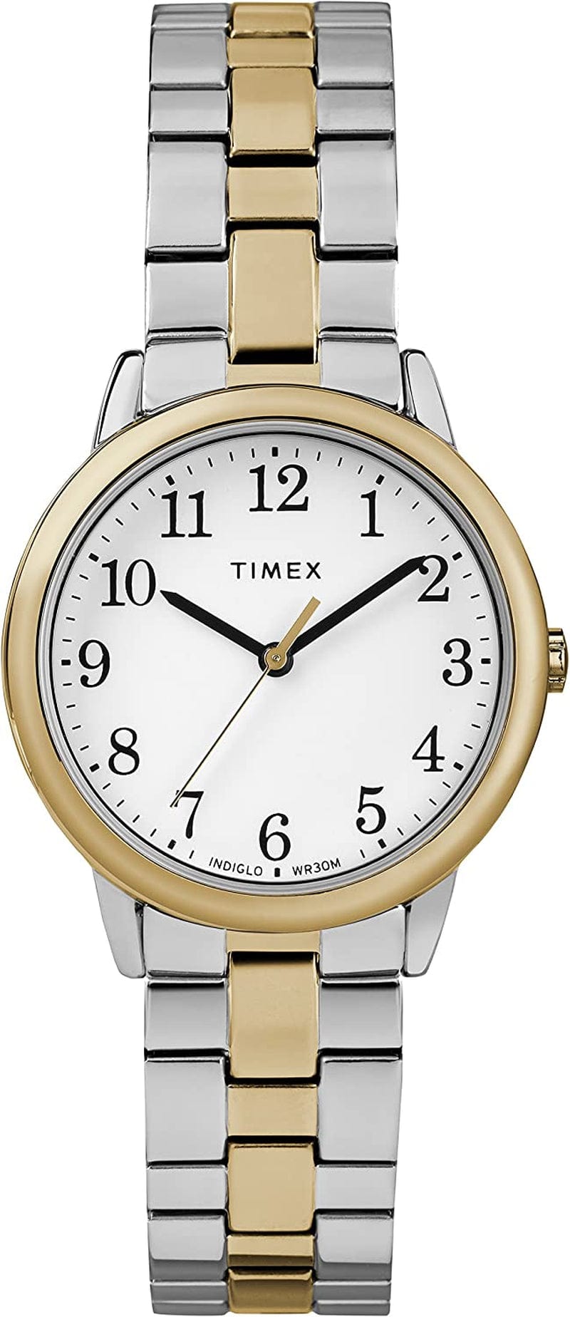 Timex Women'S Easy Reader Expansion Band 30Mm Watch Two-Tone