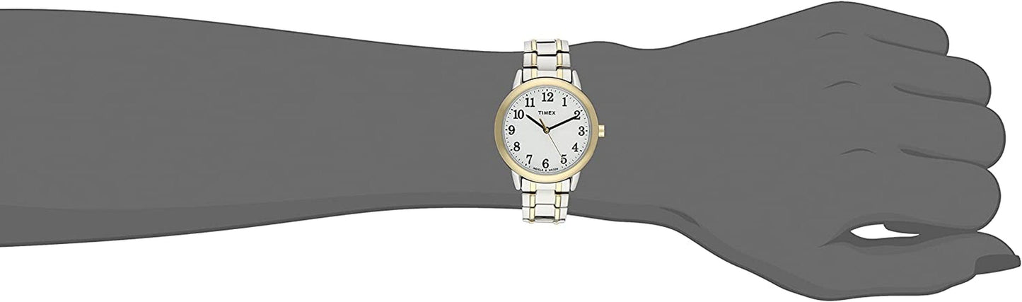 Timex Women'S Easy Reader Expansion Band 30Mm Watch