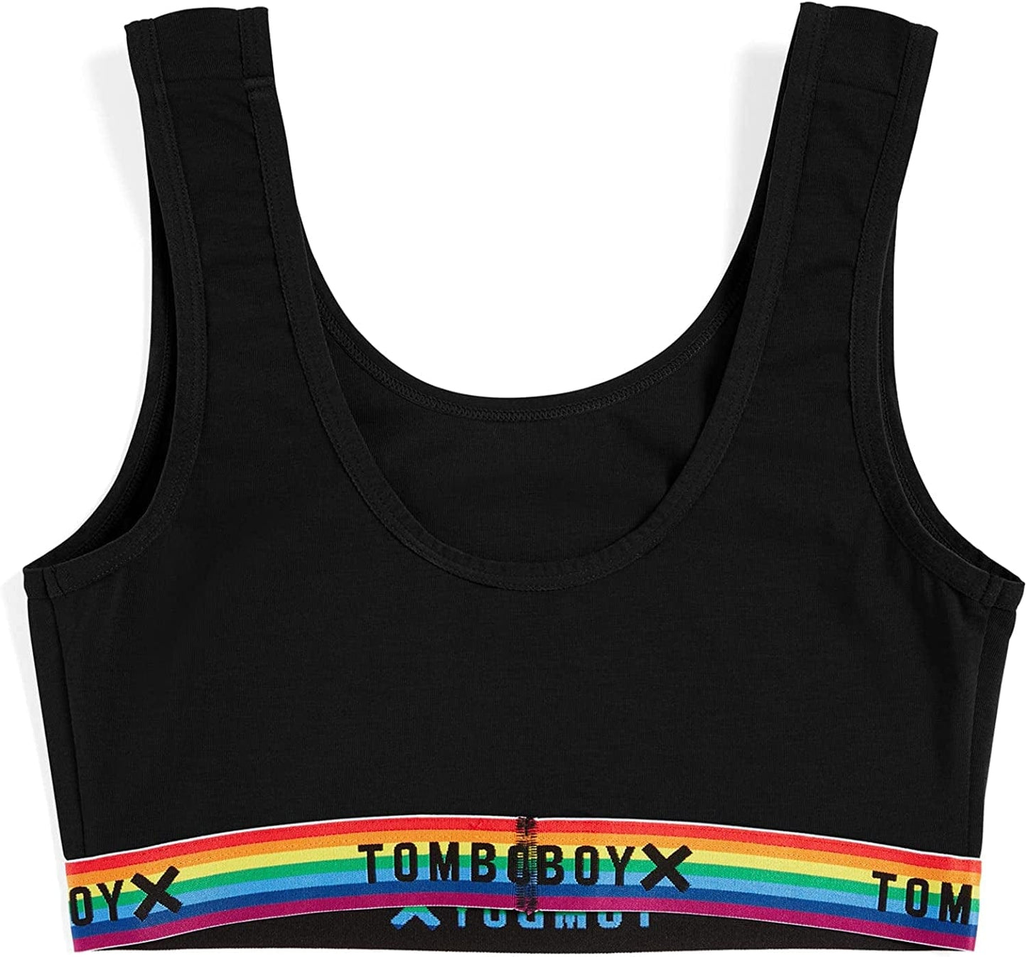 Tomboyx Soft Bra, Cotton Scoop-Neck Bralette for Women, Wireless No-Padding Low Impact, (XS-5X)